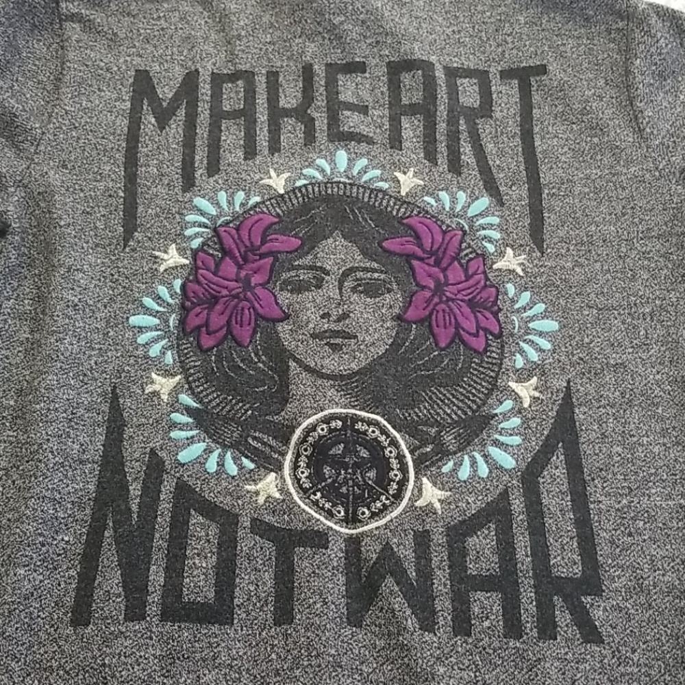 Obey Make Art not war Hoodie